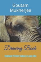 Drawing Book: Elephant Picture Colour as you like B09SNTSGXH Book Cover