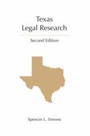 Texas Legal Research 1594606498 Book Cover