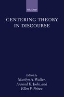 Centering Theory in Discourse 0198236875 Book Cover