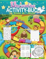 activity-buch für kinder ab 7 jahren labyrinth-rätsel forschung von zahlen puzzle sudoku färbung: Verschiedene Aktivitäten zur natürlichen Förderung d B0917YD86X Book Cover