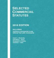 Selected Commercial Statutes (Selected Statutes) 163460749X Book Cover