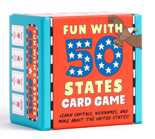 Fun with 50 States Card Game: Learn Capitals, Nicknames, and More about the United States! B0F7XB8KWN Book Cover