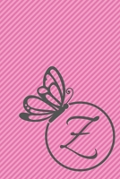 Z: Initial Z Monogram Notebook Journal Gift Circular Butterfly design 1673790305 Book Cover