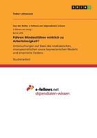 Führen Mindestlöhne wirklich zu Arbeitslosigkeit?: Untersuchungen auf Basis des neoklassischen, monopsonistischen sowie keynesianischen Modells und empirische Evidenz 3668420726 Book Cover