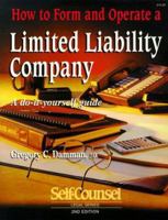 How to Form & Operate a Limited Liability Company: A Do-It-Yourself Guide 1551801825 Book Cover