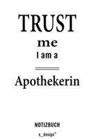 Notizbuch f�r Apotheker / Apothekerin: Originelle Geschenk-Idee [120 Seiten kariertes blanko Papier] 1695313208 Book Cover