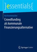 Crowdfunding ALS Kommunale Finanzierungsalternative 3658171529 Book Cover