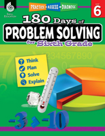 180 Days of Problem Solving for Sixth Grade (Grade 6): Practice, Assess, Diagnose 1425816185 Book Cover