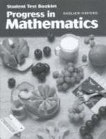 Progress in Mathematics, Grade 5, Student Test Booklet (Progress in Mathematics Ser. 7) 0821526650 Book Cover