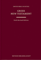 Greek New Testament (UBS6) (Hardcover): Sixth Revised Edition 3438053101 Book Cover
