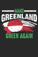 Make Greenland Green Again: notebook/diary/taskbook/120 pages/checked pages,6x9 inch 1688120904 Book Cover