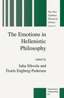 The Emotions in Hellenistic Philosophy 9048151236 Book Cover