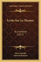 Ecrits Sur Le Theatre 2329047541 Book Cover