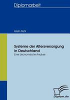 Systeme Der Altersversorgung in Deutschland 3836654741 Book Cover