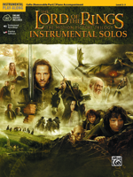 The Lord of the Rings, Instrumental Solos: The Motion Picture Trilogy, Viola (Removable Part)/ Piano Accompaniment, Level 2-3 0757923313 Book Cover