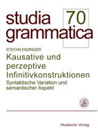 Kausative Und Perzeptive Infinitivkonstruktionen 3050046538 Book Cover