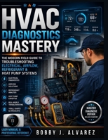 HVAC Diagnostics Mastery: The Modern Field Guide to Troubleshooting Electrical, Airflow, Refrigerant & Heat Pump Systems B0H2DSG1XQ Book Cover