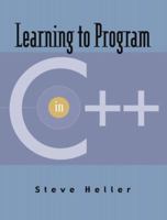 Learning to Program in C++ (CD-ROM) 0130324108 Book Cover