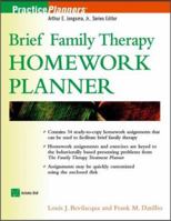 Brief Family Therapy Homework Planner 0471385123 Book Cover