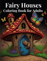 Fairy Houses Coloring Book for Adults: 50 Beautiful Fairy House Coloring Pages for Adults B0BVCT3FT1 Book Cover