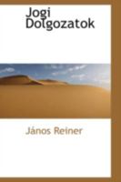 Jogi Dolgozatok 0526264942 Book Cover