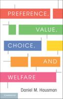 Preference, Value, Choice, and Welfare 1107695120 Book Cover