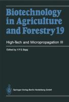 High-Tech and Micropropagation III 3642081045 Book Cover