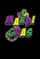 Mardi Gras With Jester Hat: Mardi Gras Notebook | Cool Carnival Shrove Tuesday Journal New Orleans Festival Mini Notepad (6"X9") 1661687458 Book Cover