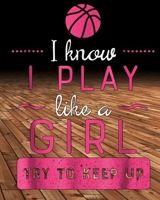 Just A Girl Who Loves Basketball: Basketball Journals For Girls - A Super Cute basketball notebook journal or dairy basketball lovers gift for girls basketball lovers Lined Notebook Journal (8x 10) 1651147876 Book Cover