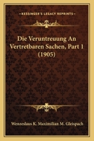 Die Veruntreuung an vertretbaren Sachen 1161135537 Book Cover