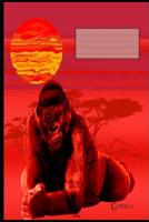 Gorilla: A5 Liniertes Schreibheft F�r Sch�ler Und Lehrer 1073453014 Book Cover