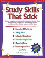 Study Skills That Stick (Grades 4-8) 0439060702 Book Cover