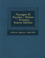 Paysages Et Paysans: Po�sies 1246845075 Book Cover