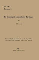 Die Genauigkeit Dynamischer Parallaxen: Die Systemkonstanten Von Sechs Langperiodischen Doppelsternen 3662241331 Book Cover