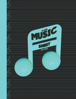 Blank Music Sheet Class: Composition Books Staff Paper Wirebound Notebook Blank Sheet Music Manuscript Paper Musicians Journal 8.5x11 Journal 100 pages 1676295771 Book Cover