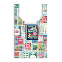 Bookshelf Packable Nylon Tote Bag 0735386013 Book Cover