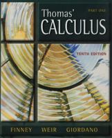 Thomas' Calculus, Media Upgrade, Part One (Single Variable) (11th Edition) (Pt. 1) by George B. Thomas Jr. 020144142X Book Cover