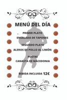MENÚ DEL DÍA: CUADERNO LINEADO. CUADERNO DE NOTAS,  DIARIO O AGENDA. REGALO ORIGINAL PARA AMANTES DEL BALONCESTO (Spanish Edition) 167231805X Book Cover