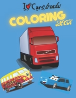 Coloring Book, Cars, Trucks: Cars coloring book for kids & toddlers - activity books for preschool - coloring book for Boys, Girls, Fun, ... book for kids ages 2-4 4-8) B08JDXBRM4 Book Cover