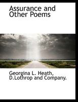 Assurance: and other poems 3348064988 Book Cover