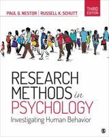 Research Methods in Psychology: Investigating Human Behavior 1544323778 Book Cover