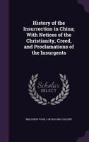L'Insurrection en Chine 1021520594 Book Cover