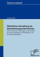 Ffentliche Verwaltung ALS Dienstleistungsunternehmen 3836653273 Book Cover