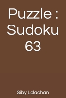 Puzzle : Sudoku 63 B0BJ4YVCKN Book Cover