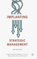 Implanting Strategic Management 3319995987 Book Cover