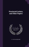 Provincial Letters and Other Papers 1177196840 Book Cover