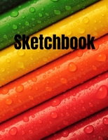 Sketchbook: Beautiful Sketchbook for Adults or Kids with 110 pages of 8.5 x 11 Blank White Paper for Drawing, Doodling, or Learning to Draw 1707404542 Book Cover