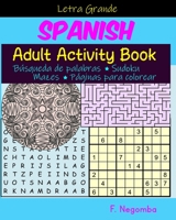 SPANISH Adult Activity Book B08RGRZCVH Book Cover