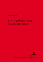 Leistungsbestimmung Des Arbeitnehmers 3631555652 Book Cover