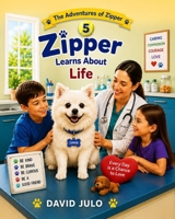 Zipper Learns About Life: A Children's Story About Patience, Learning, Home, Rules, Structure, Comfort and Safety (Zipper The Little White Fluffy Dog) B0H3PHM35T Book Cover